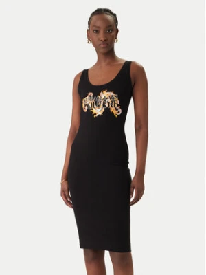Versace Jeans Sukienka codzienna 80HAOE02 Czarny Slim Fit