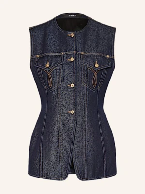 Versace Kamizelka Jeansowa blau