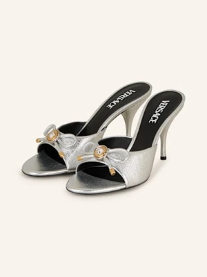 Versace Klapki Typu Mules silber