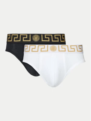 Versace Komplet 2 par slipów AU10180 1A10011 Czarny