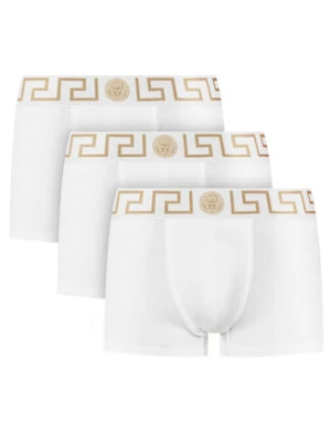 Versace Komplet 3 par bokserek AU10326 Biały