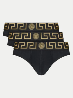 Versace Komplet 3 par slipów AU10327 1A10011 Czarny