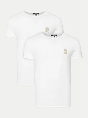 Versace Komplet t-shirtów AU10193 1A10011 Biały Slim Fit