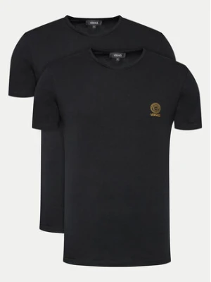 Versace Komplet t-shirtów AU10193 Czarny Slim Fit