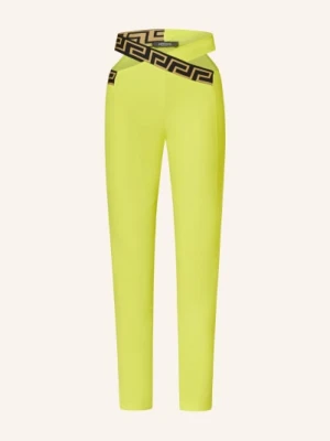 Versace Legginsy Z Wycięciem gelb