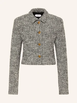 Versace Marynarka Z Tkaniny Bouclé schwarz