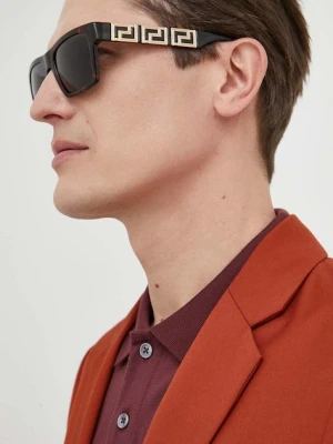 Versace okulary przeciwsłoneczne brązowy
