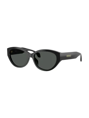 Versace okulary przeciwsłoneczne damskie kolor czarny 0VE4495D