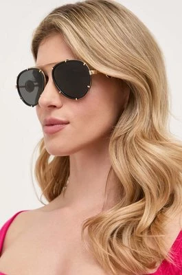 Versace Okulary przeciwsłoneczne damskie kolor czarny 0VE2232