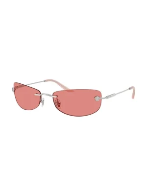 Versace okulary przeciwsłoneczne damskie kolor srebrny 0VE2279