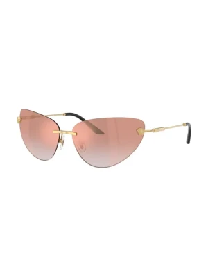 Versace okulary przeciwsłoneczne damskie kolor złoty 0VE2281
