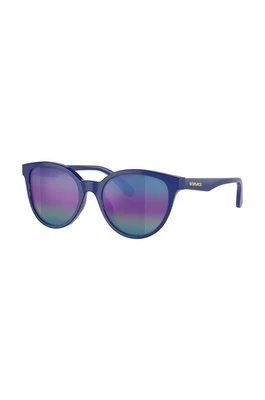 Versace okulary przeciwsłoneczne dziecięce kolor niebieski 0VK4427U