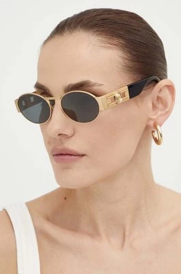 Versace okulary przeciwsłoneczne kolor złoty 0VE2264