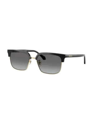 Versace okulary przeciwsłoneczne męskie kolor brązowy 0VE4494D