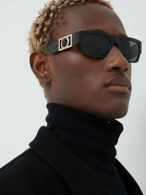 Versace okulary przeciwsłoneczne męskie kolor czarny 0VE4416U