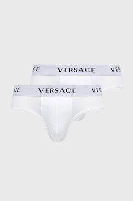 Versace slipy (2-pack) męskie kolor biały AU04019