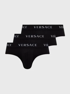 Versace slipy (3-pack) męskie kolor czarny AU04319