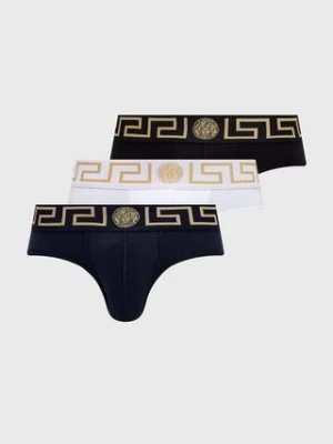 Versace Slipy (3-pack) męskie kolor czarny AU10327 A232741