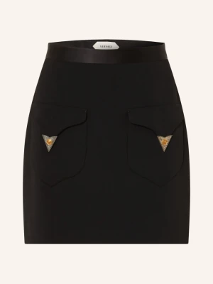 Versace Spódnica schwarz CZARNY