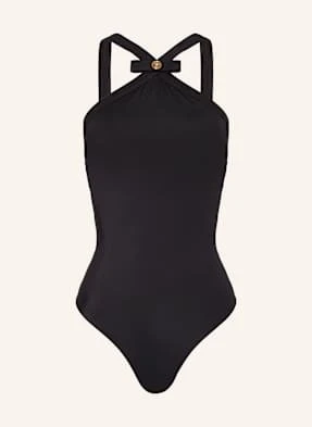 Versace Strój Kąpielowy Z Dekoltem High Neck schwarz
