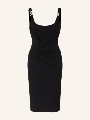 Versace Sukienka Koktajlowa Z Dżerseju schwarz