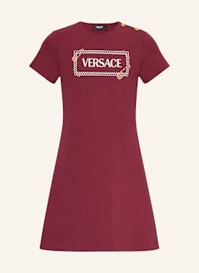 Versace Sukienka Z Dżerseju rot