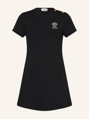 Versace Sukienka Z Dżerseju schwarz