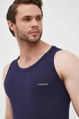 Versace t-shirt (2-pack) męski kolor biały AU04022
