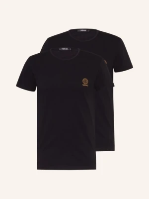 Versace T-Shirt, 2 Szt. schwarz