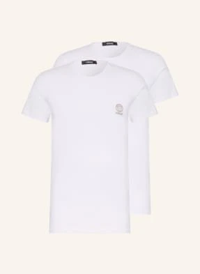 Versace T-Shirt, 2 Szt. weiss