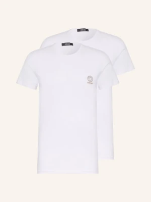Versace T-Shirt, 2 Szt. weiss