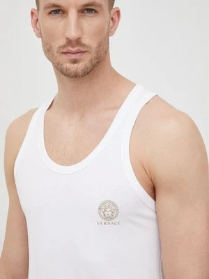 Versace t-shirt męski kolor biały AUU01012 A232741