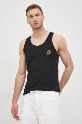 Versace t-shirt męski kolor czarny AUU01012 A232741
