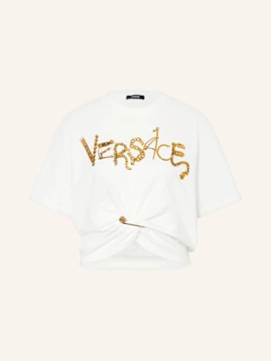 Versace T-Shirt Z Ćwiekami weiss