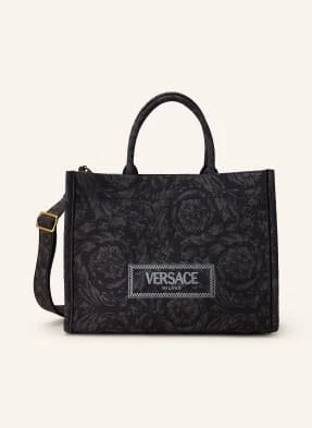 Versace Torba Shopper Barocco Athena schwarz