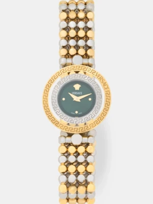 Versace zegarek damski kolor srebrny VEHFA0525