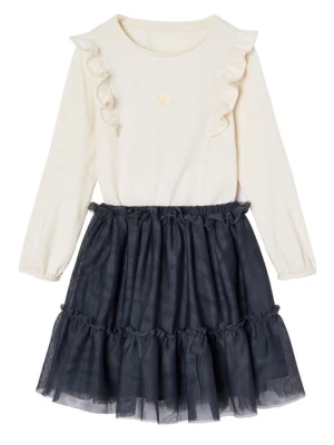 vertbaudet 2-częściowy zestaw w kolorze biało-czarnym rozmiar: 128