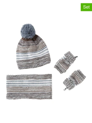 vertbaudet 3-częściowy zestaw w kolorze szarym rozmiar: 86/92