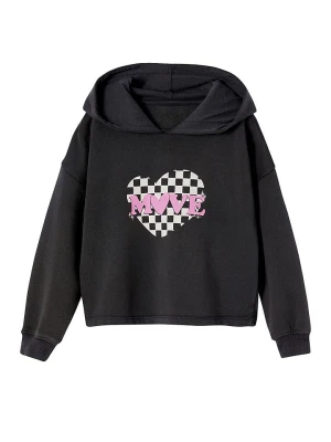 vertbaudet Bluza w kolorze czarno-biało-jasnoróżowym rozmiar: 92