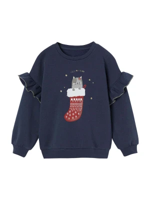 vertbaudet Bluza w kolorze granatowym rozmiar: 128