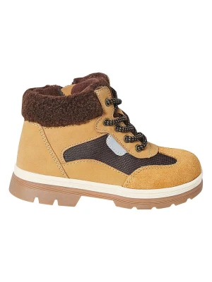 vertbaudet Botki w kolorze beżowym rozmiar: 26