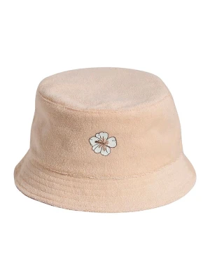 vertbaudet Dwustronny kapelusz w kolorze beżowo-pomarańczowym rozmiar: 128-140