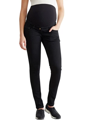 vertbaudet Dżinsy ciążowe - Slim fit - w kolorze czarnym rozmiar: 38
