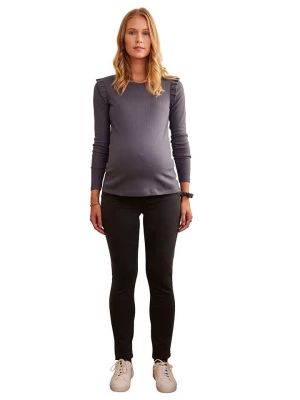 vertbaudet Dżinsy ciążowe - Slim fit - w kolorze czarnym rozmiar: 40