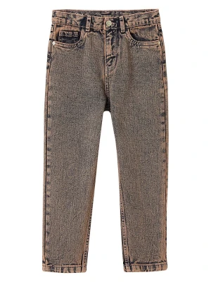 vertbaudet Dżinsy - Mom fit - w kolorze jasnoróżowym rozmiar: 128