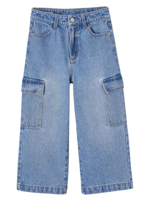 vertbaudet Dżinsy - Regular fit - w kolorze niebieskim rozmiar: 116