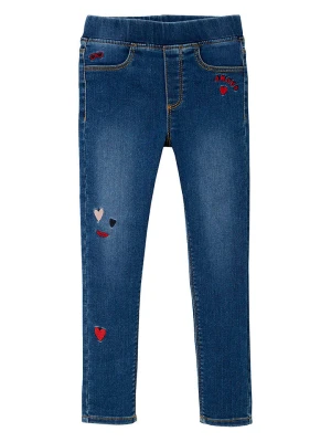 vertbaudet Jegginsy w kolorze niebieskim rozmiar: 164