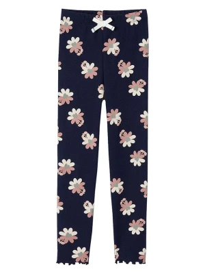 vertbaudet Legginsy w kolorze granatowym rozmiar: 152