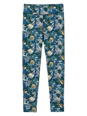 vertbaudet Legginsy w kolorze niebieskim rozmiar: 92