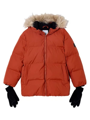 vertbaudet Parka w kolorze brązowo-czerwonym rozmiar: 104